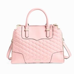 Rebecca Minkoff Quilted Amorous Satchel Pink